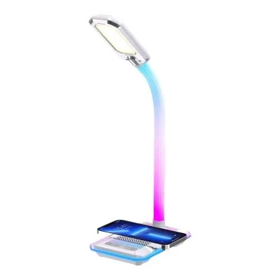 Porodo Gaming E-Sports Desk Lamp With Charging Base - White